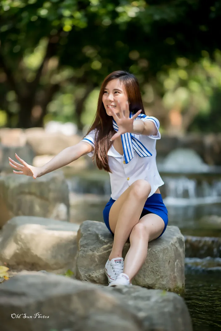 [Mzsock] NO.184 Chen Lixuan stewardess style beautiful legs street photography#[105P]-59