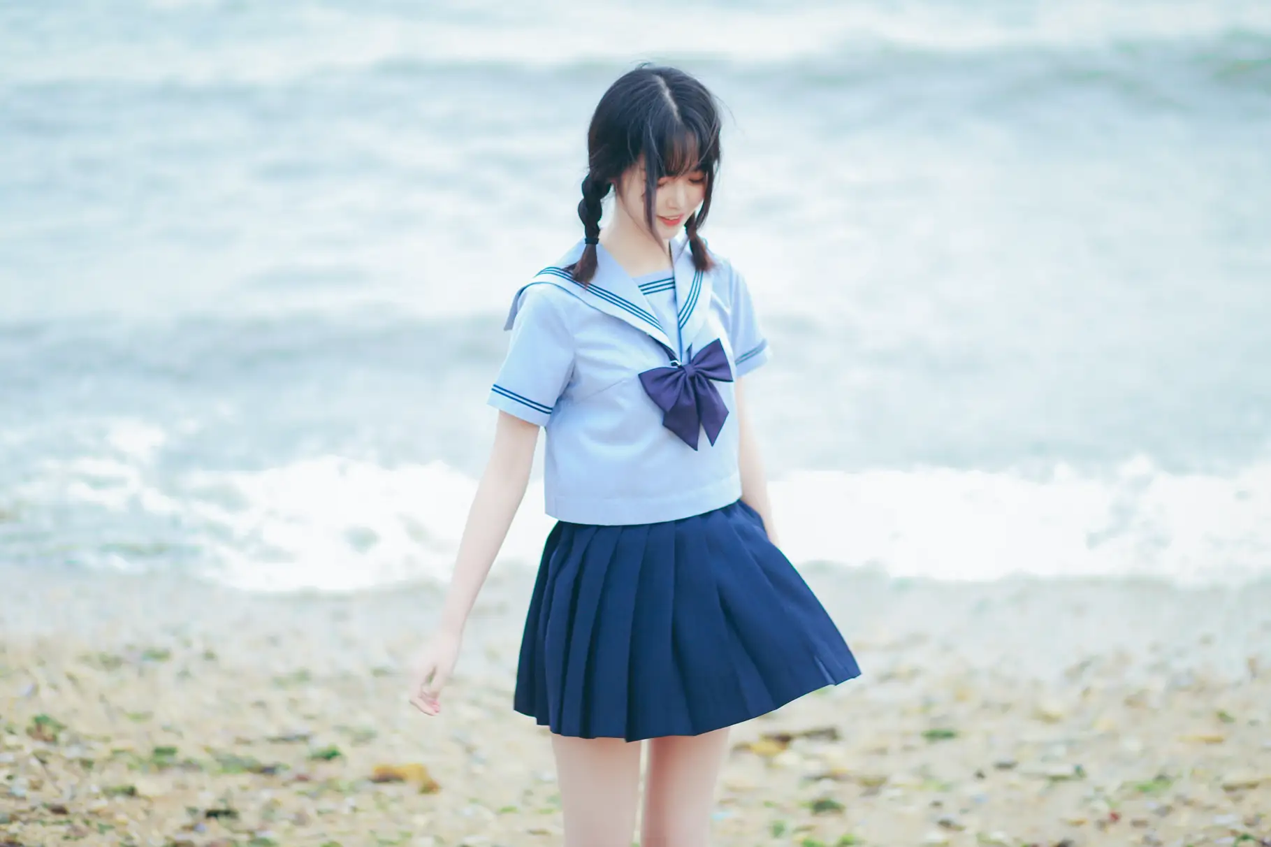 [YITUYU] 2022.07.28 Vol.1565 – Girl at the Summer Beach Light cherry blossom#[26P]-10